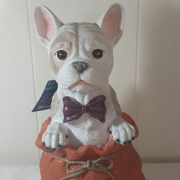 Humane Society US French Bulldog Trick or Treat Bag Halloween Fall Decoration - Picture 11 of 12